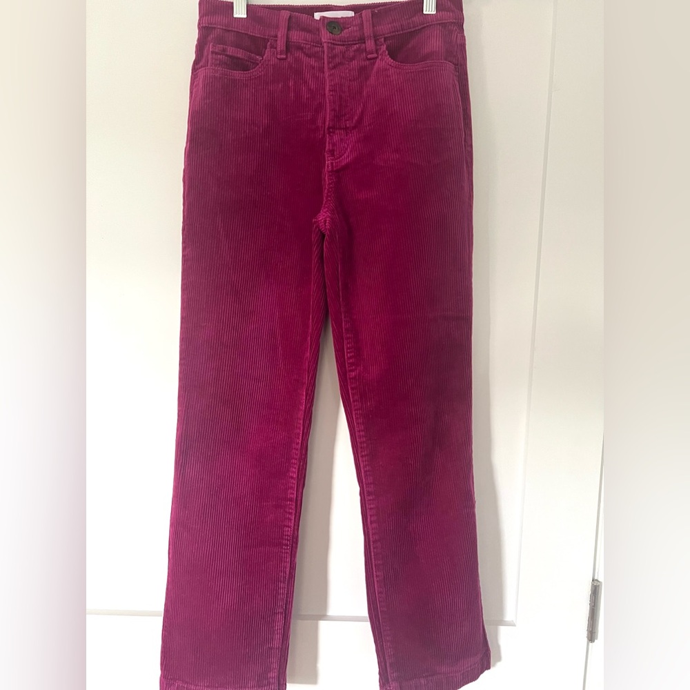 LOFT Fuchsia Corduroy Pants